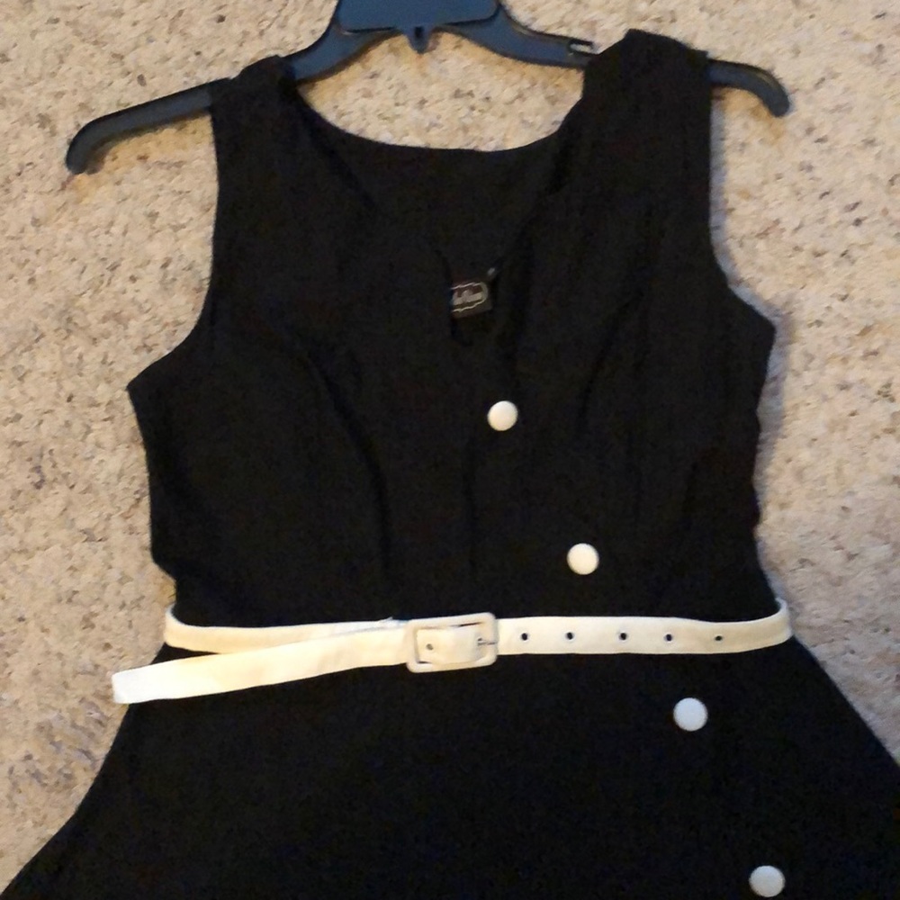 Voodoo Vixen Pinup Midi Dress - Picture 2 of 6